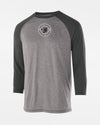 Holloway Typhoon 3/4 Sleeve Functional Shirt "Berlin Flamingos", Crest Baseball, dunkelgrau-DIAMOND PRIDE