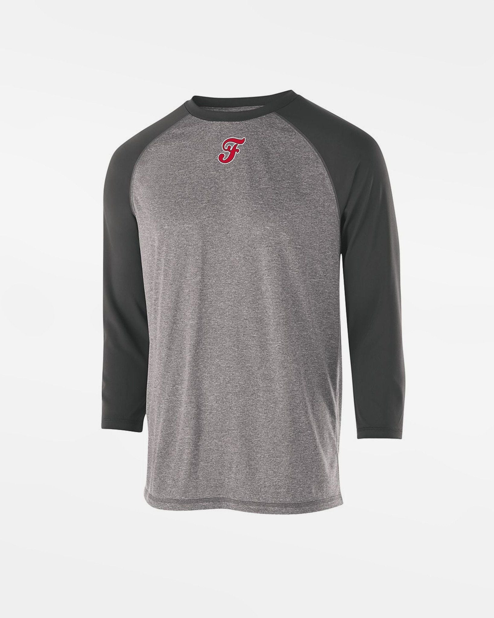 Holloway Typhoon 3/4 Sleeve Functional Shirt "Frankfurt Eagles", F, dunkelgrau-DIAMOND PRIDE