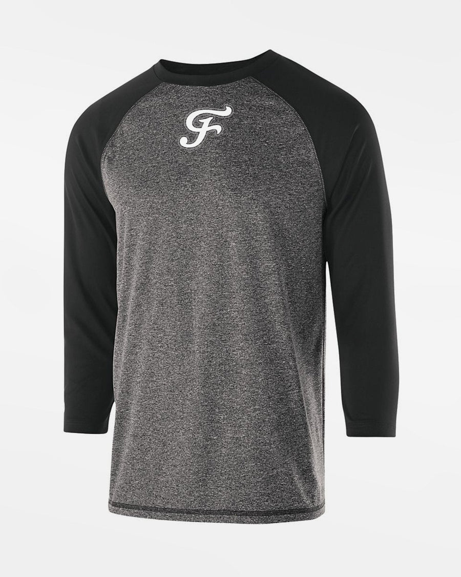 Holloway Typhoon 3/4 Sleeve Functional Shirt "Freising Grizzlies", F, schwarz-DIAMOND PRIDE