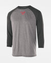 Holloway Typhoon 3/4 Sleeve Functional Shirt "Wolfsburg Blackbirds", W, dunkelgrau-DIAMOND PRIDE