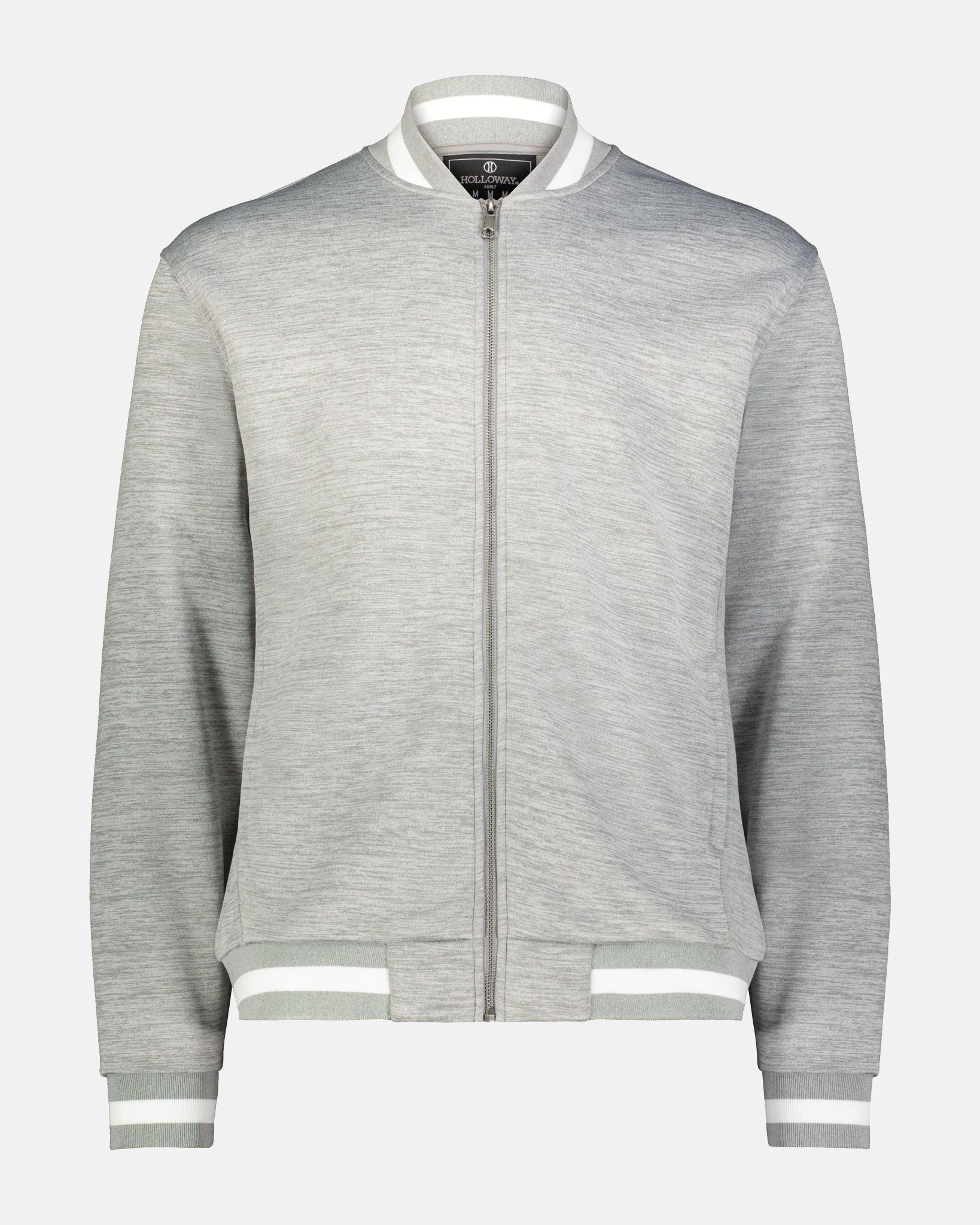 Holloway V-Street Full Zip Jacket, heather grau-DIAMOND PRIDE