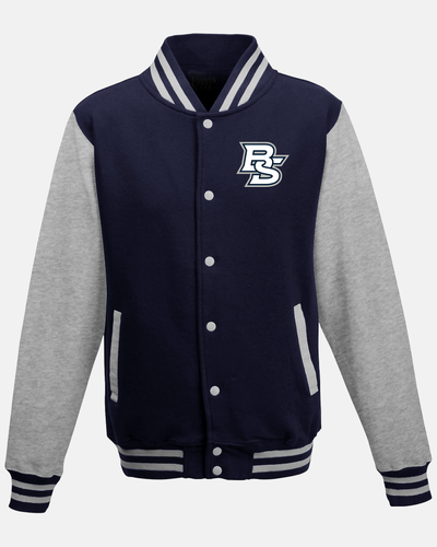 Diamond Pride Varsity College Jacke "Braunschweig 89ers", BS & 89ers, navy blau - heather grau