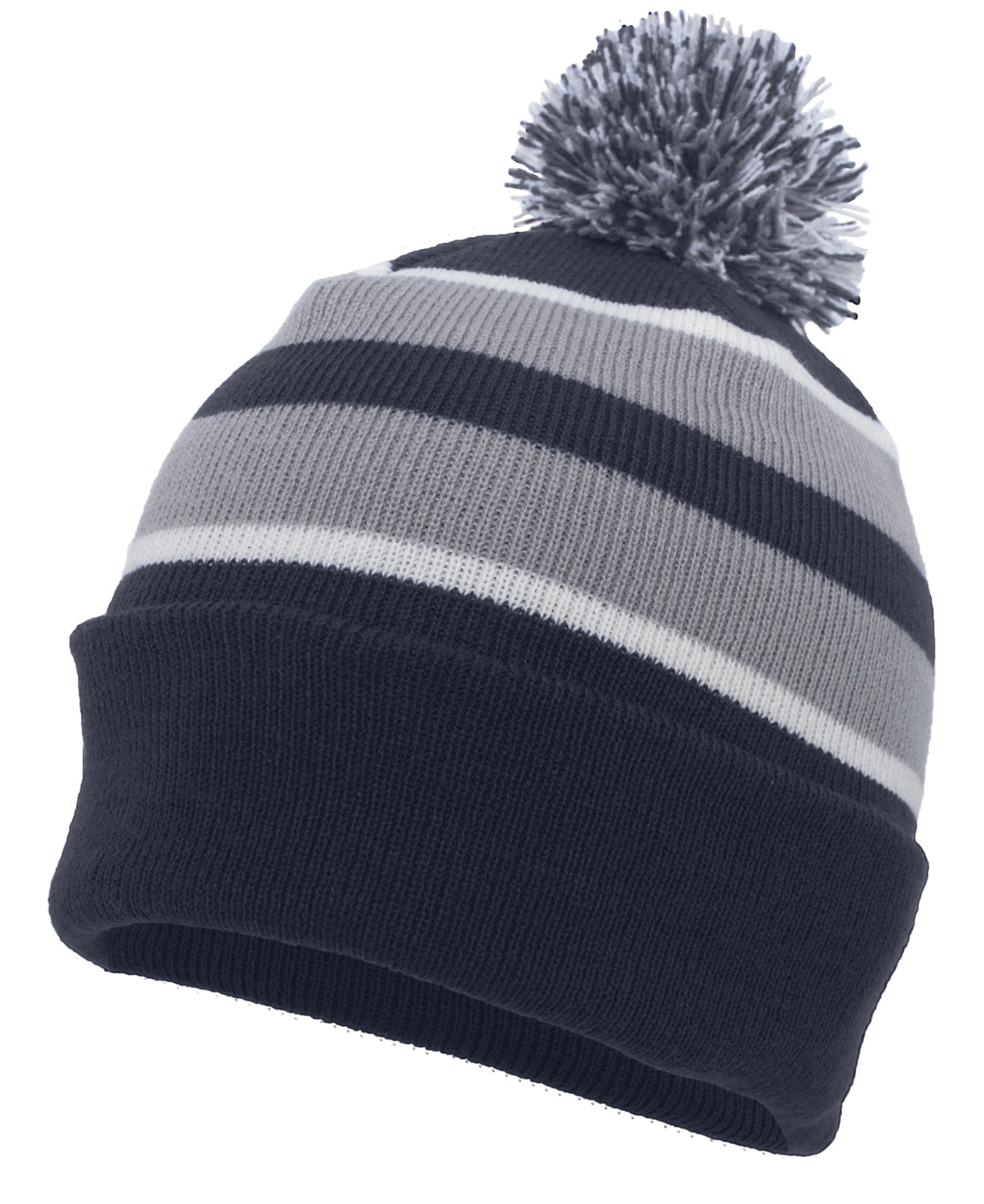 Pacific PomPom-Beanie "Kiel Seahawks", K, navy blau-weiss-grau-DIAMOND PRIDE