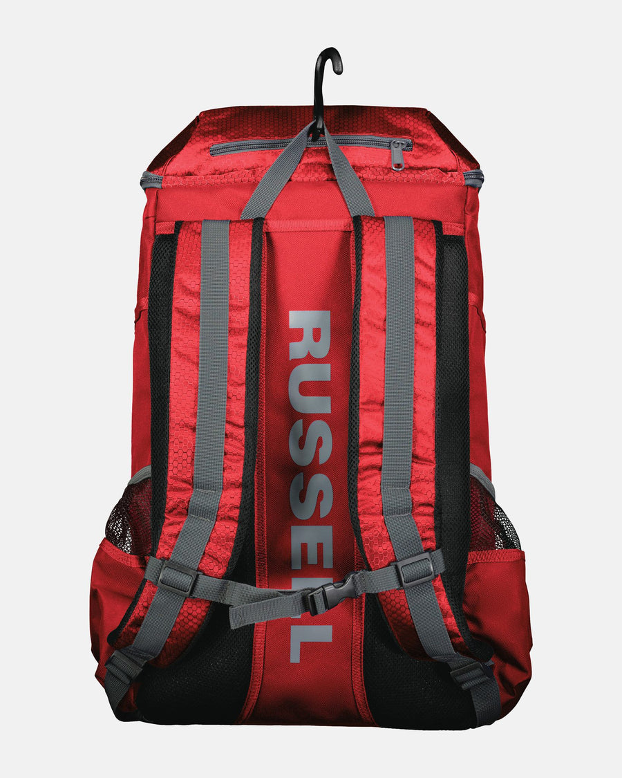 Russell Athletic Baseball Rucksack "Hard Bulls", rot-DIAMOND PRIDE
