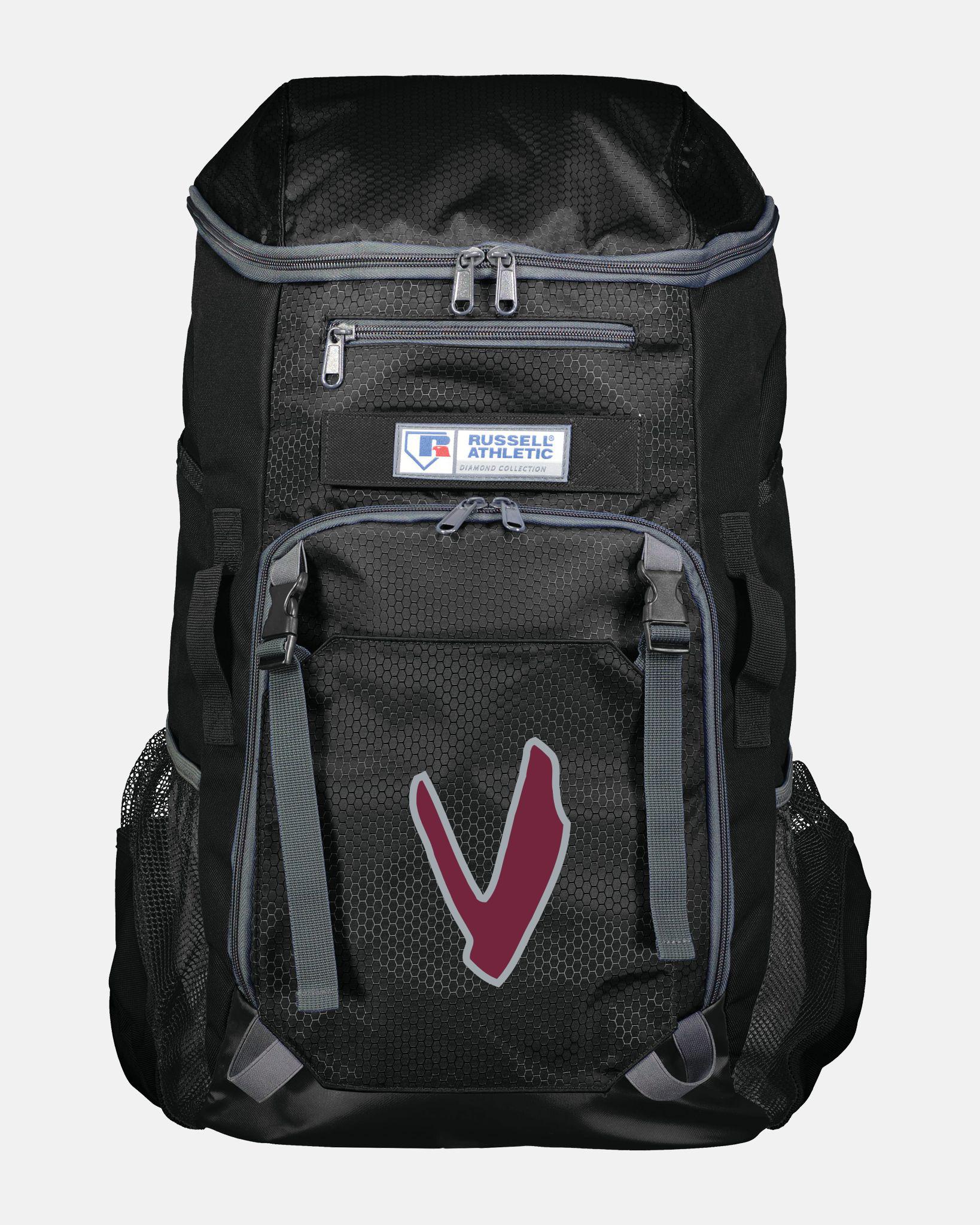 Russell Athletic Baseball Rucksack "Wesseling Vermins", V, schwarz-DIAMOND PRIDE