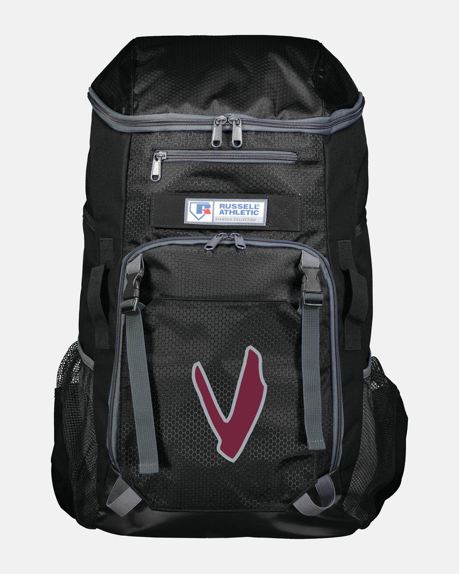 Russell Athletic Baseball Rucksack "Wesseling Vermins", V, schwarz-DIAMOND PRIDE
