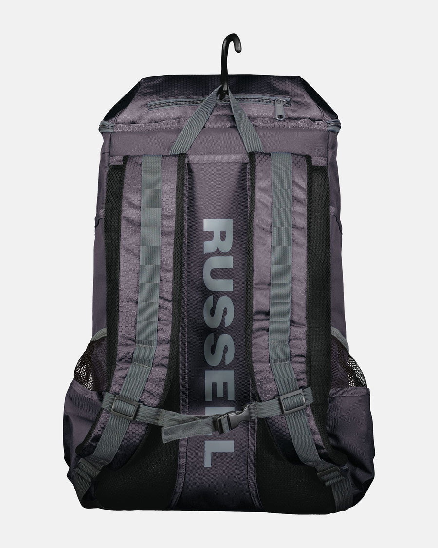 Russell Athletic Baseball Rucksack "Wolfsburg Blackbirds", Crest, dunkelgrau-DIAMOND PRIDE