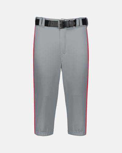 Russell Athletic Kids Piped Diamond Series Baseball Knicker, Grau/Rot-DIAMOND PRIDE