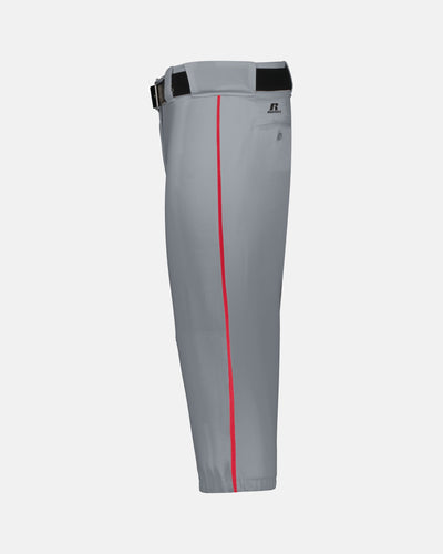 Russell Athletic Kids Piped Diamond Series Baseball Knicker, Grau/Rot-DIAMOND PRIDE