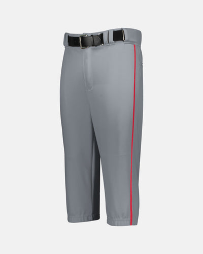 Russell Athletic Kids Piped Diamond Series Baseball Knicker, Grau/Rot-DIAMOND PRIDE