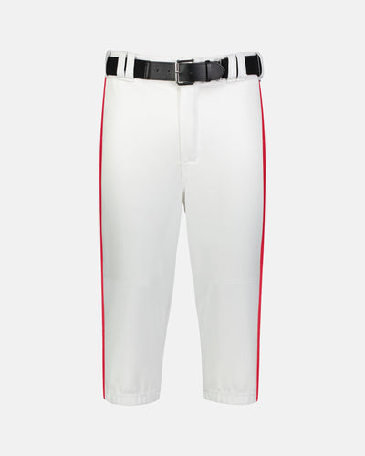 Russell Athletic Kids Piped Diamond Series Baseball Knicker, Weiss/Rot-DIAMOND PRIDE