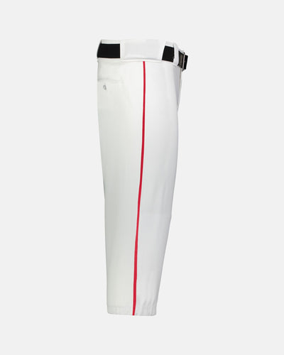 Russell Athletic Kids Piped Diamond Series Baseball Knicker, Weiss/Rot-DIAMOND PRIDE