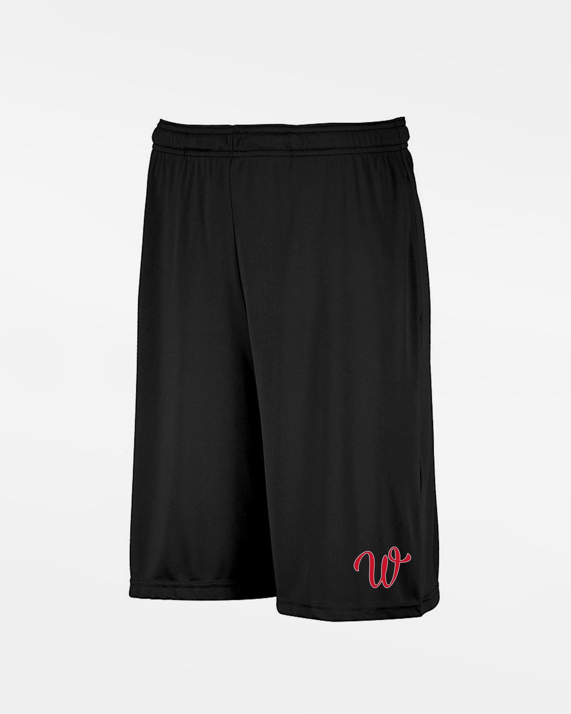 Russell Athletic Kids Stretch-Performance Short mit Taschen "Wolfsburg Blackbirds", W, schwarz-DIAMOND PRIDE