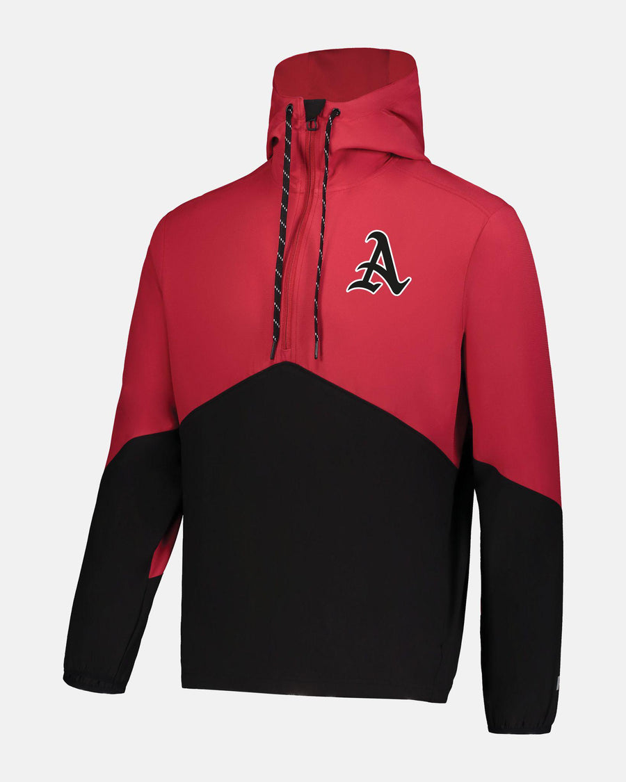 Russell Athletic Legend Hooded Pullover "Altdorf Raptors", A, schwarz-rot-DIAMOND PRIDE