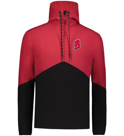 Russell Athletic Legend Hooded Pullover "Bremen Dockers", B, schwarz-rot-DIAMOND PRIDE