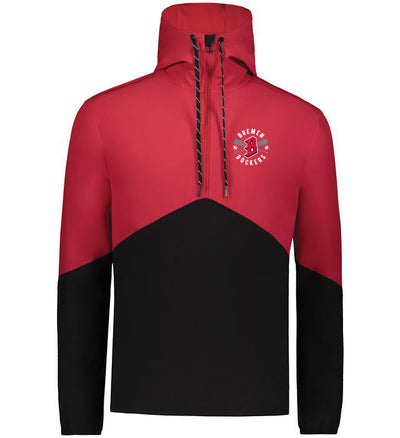 Russell Athletic Legend Hooded Pullover "Bremen Dockers", Crest, schwarz-rot-DIAMOND PRIDE