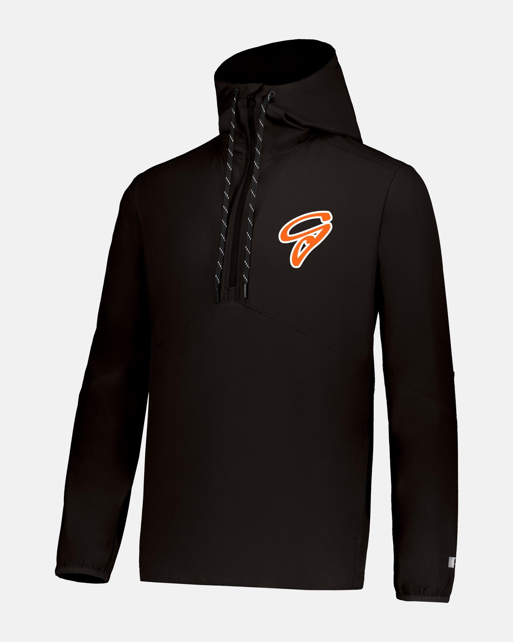 Russell Athletic Legend Hooded Pullover "Gröbenzell Bandits", G, schwarz-DIAMOND PRIDE