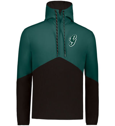 Russell Athletic Legend Hooded Pullover "Niederlamitz Greens", G, schwarz-dunkelgrün-DIAMOND PRIDE