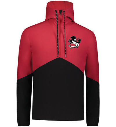 Russell Athletic Legend Hooded Pullover "Stuttgart Reds", schwarz-rot-DIAMOND PRIDE