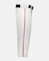 Russell Athletic Piped Diamond Series Baseball Knicker, Weiss/Rot-DIAMOND PRIDE