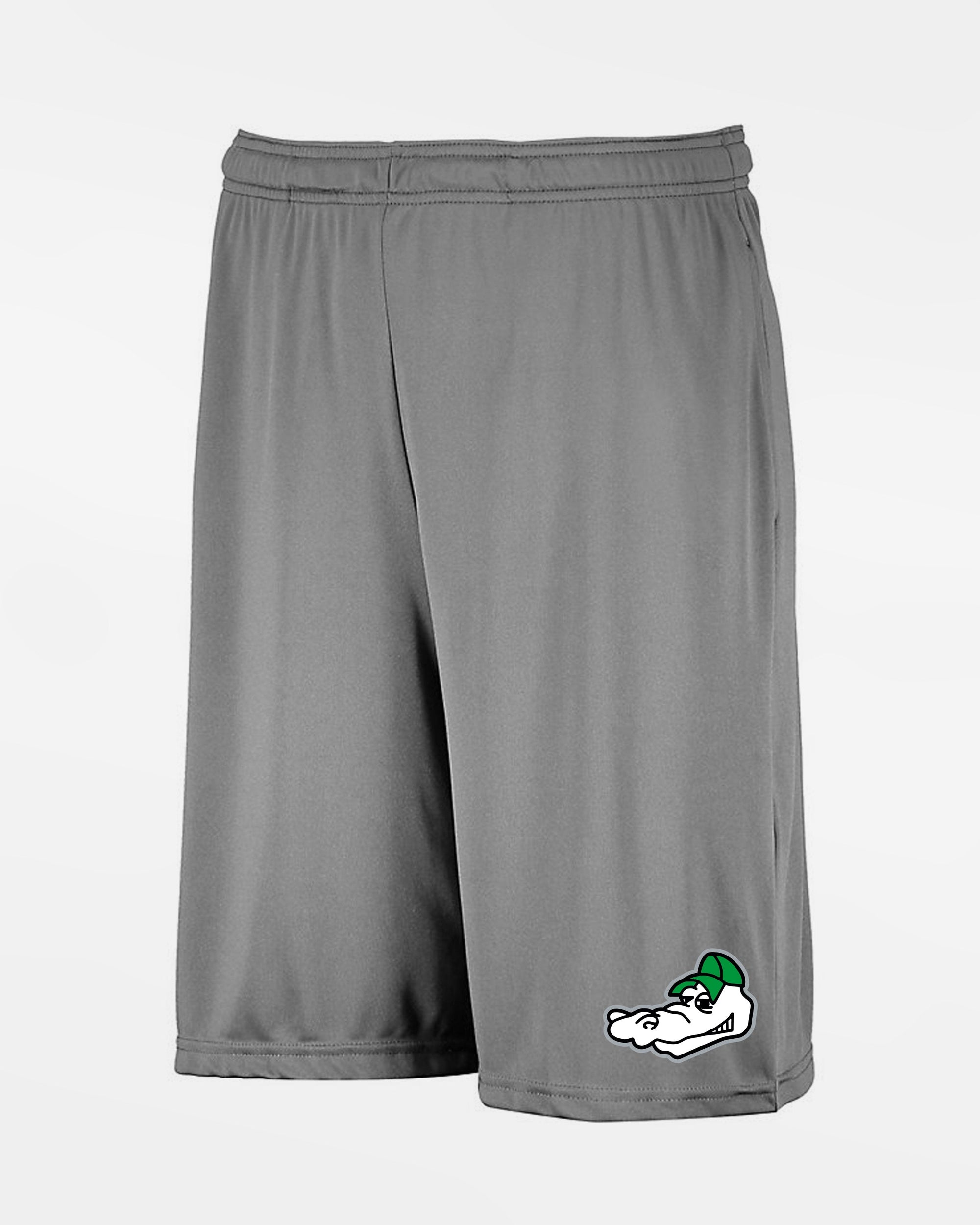 Russell Athletic Stretch-Performance Short mit Taschen "Augsburg Gators", Head, grau-DIAMOND PRIDE