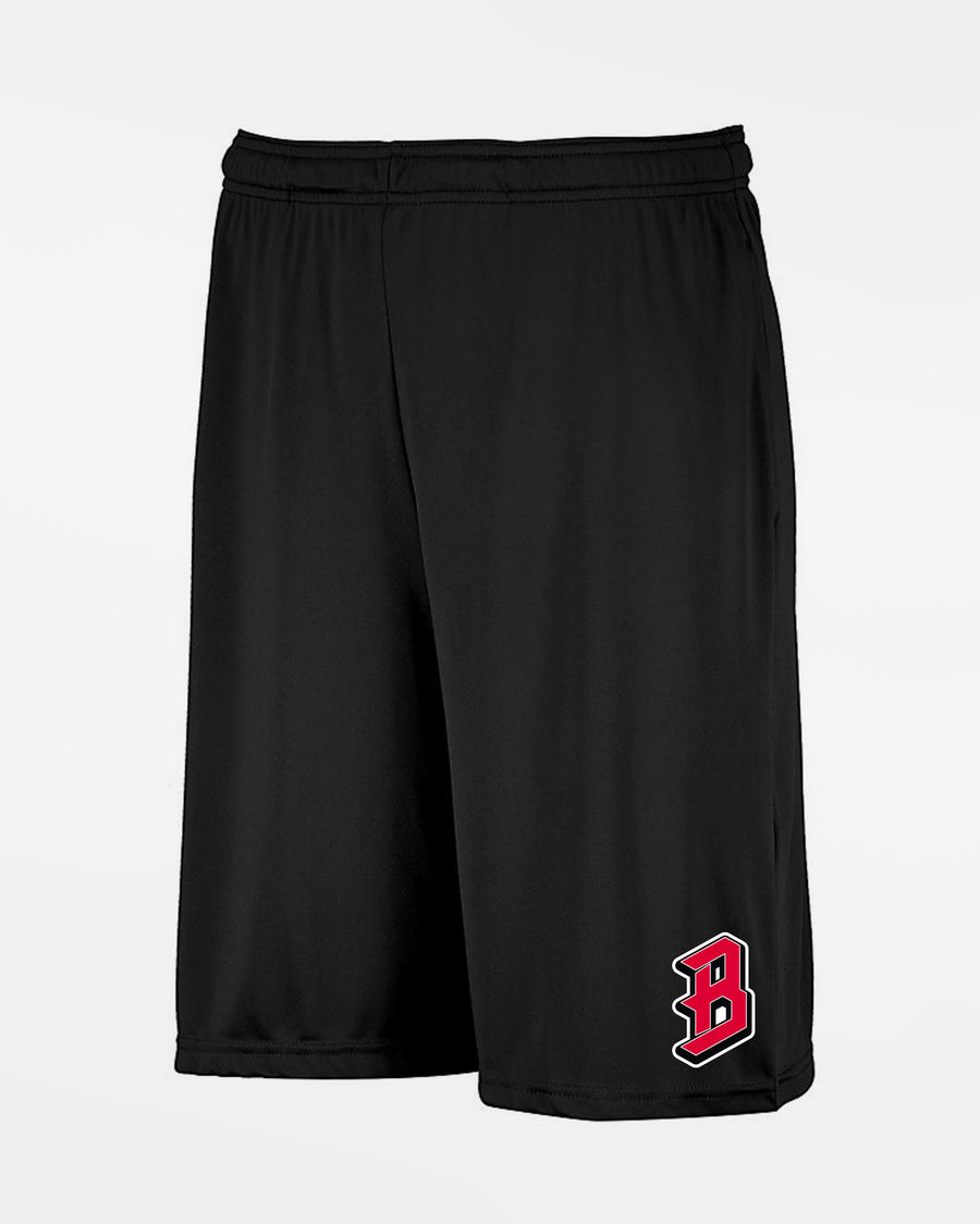 Russell Athletic Stretch-Performance Short mit Taschen "Bremen Dockers", B, schwarz-DIAMOND PRIDE