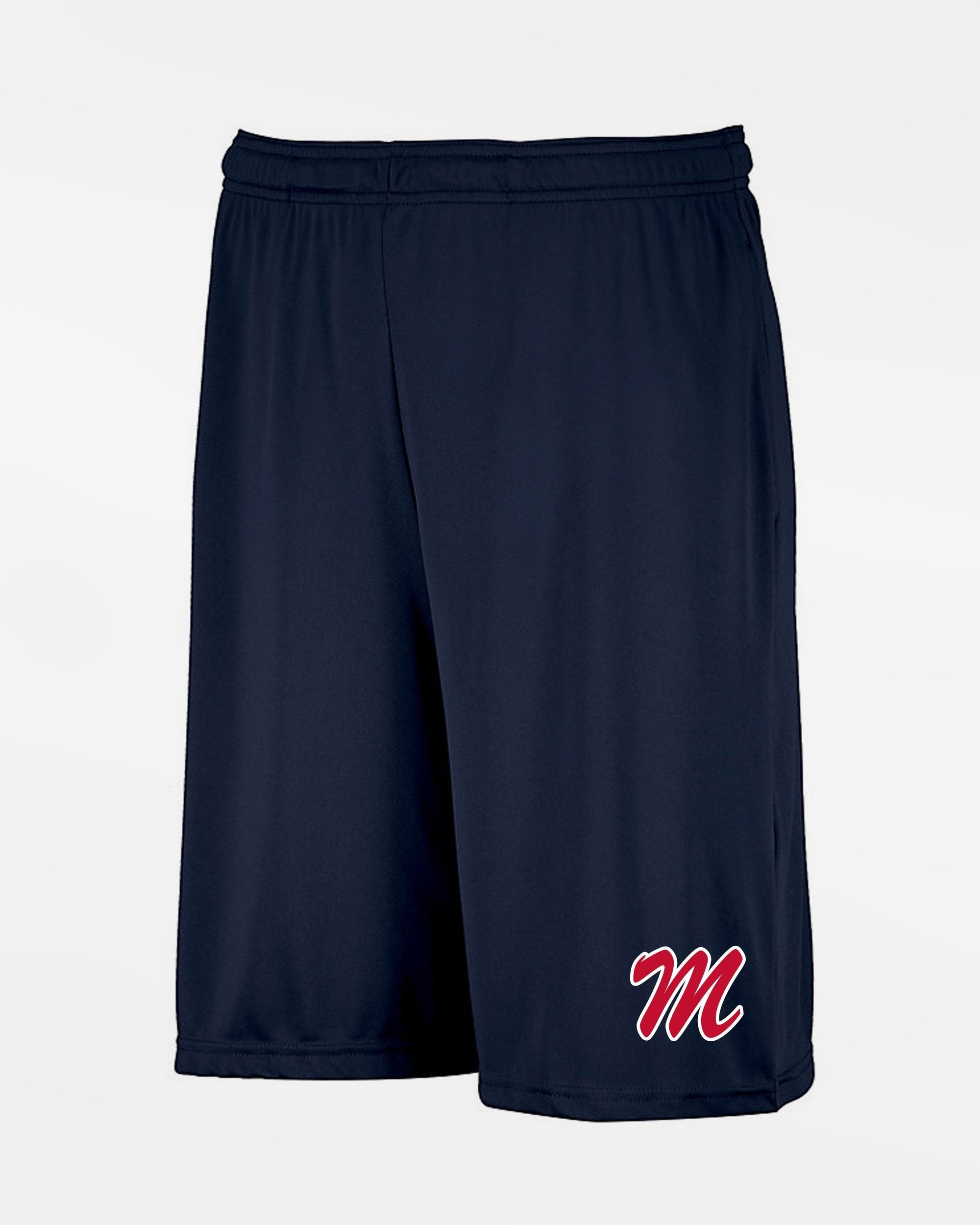 Russell Athletic Stretch-Performance Short mit Taschen "Nagold Mohawks", M, navy blau-DIAMOND PRIDE