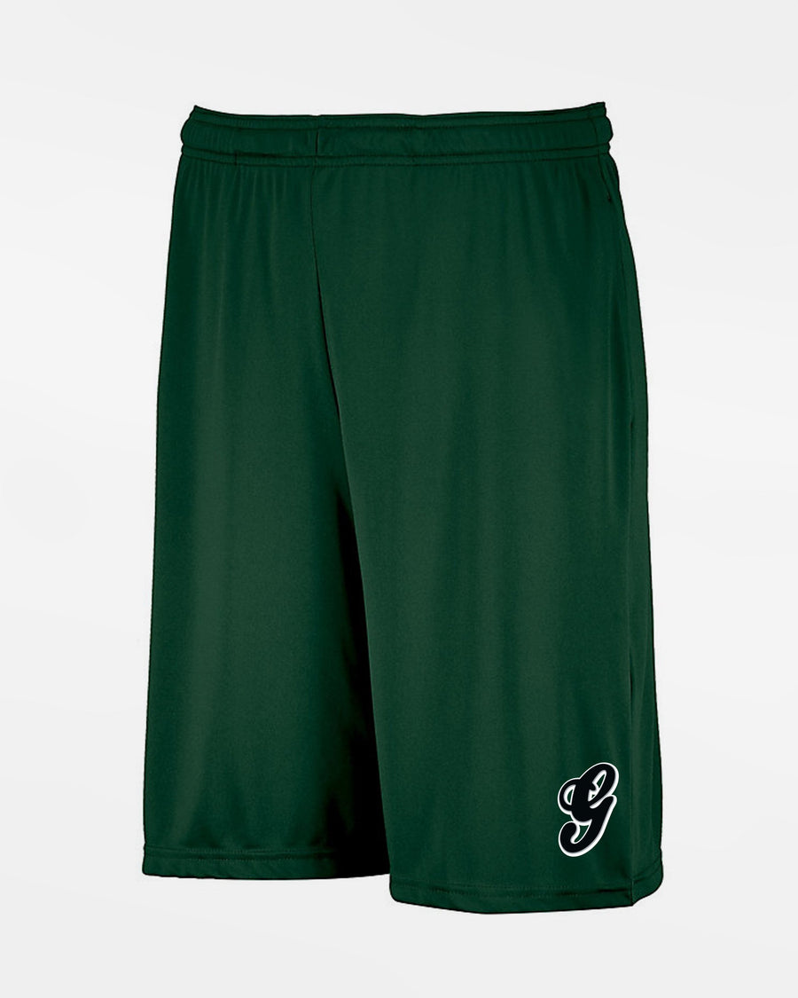 Russell Athletic Stretch-Performance Short mit Taschen, "Niederlamitz Greens", G, dunkelgrün-DIAMOND PRIDE