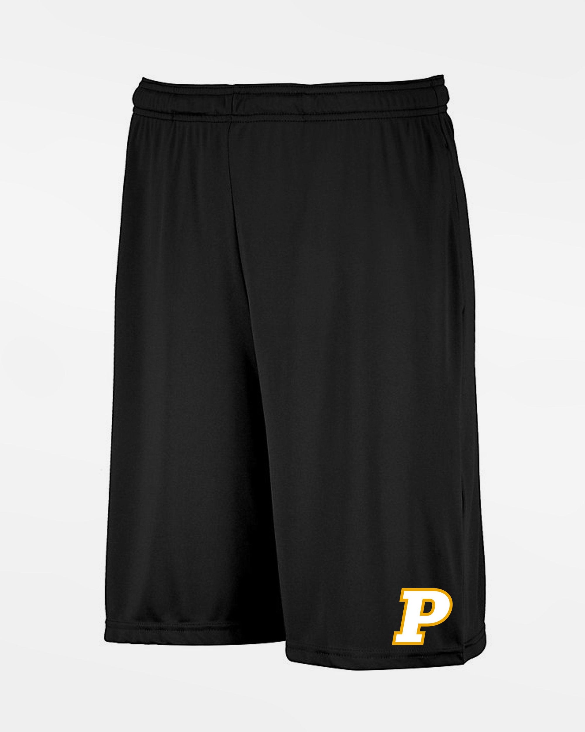 Russell Athletic Stretch-Performance Short mit Taschen "Pilots Rhein Main", P, schwarz-DIAMOND PRIDE