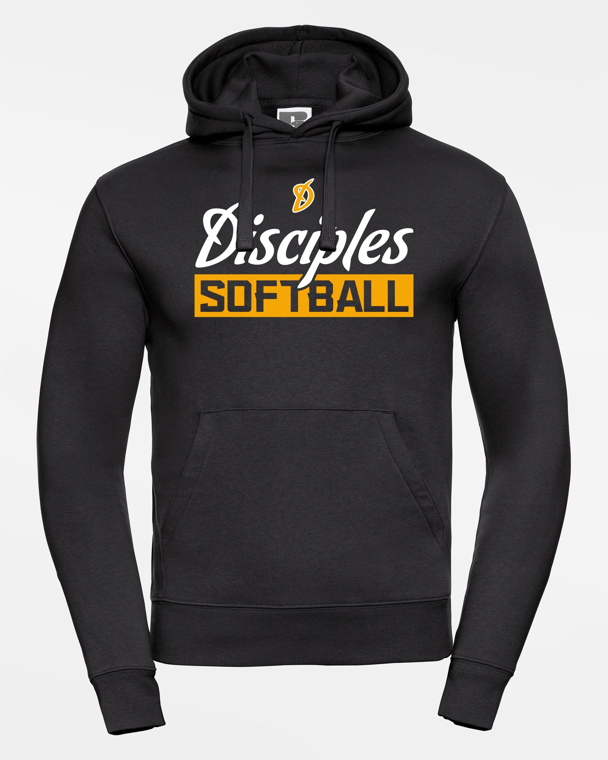 Russell Basic Hoodie "Munich-Haar Disciples", Softball, schwarz-DIAMOND PRIDE