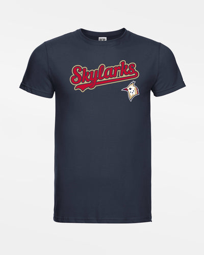 Russell Basic T-Shirt "Berlin Skylarks", Script & Bird, navy blau-DIAMOND PRIDE