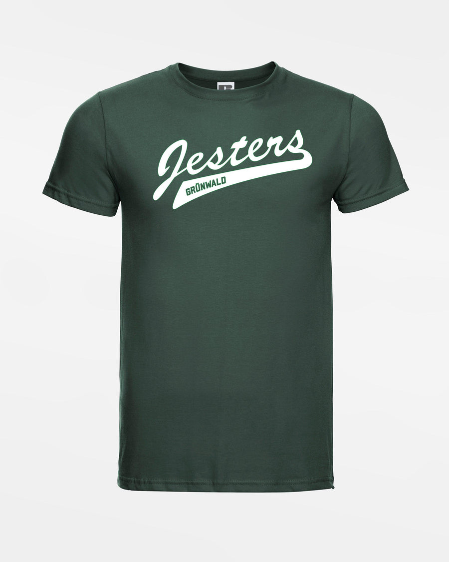 Russell Basic T-Shirt "Grünwald Jesters", Script, dunkelgrün-DIAMOND PRIDE
