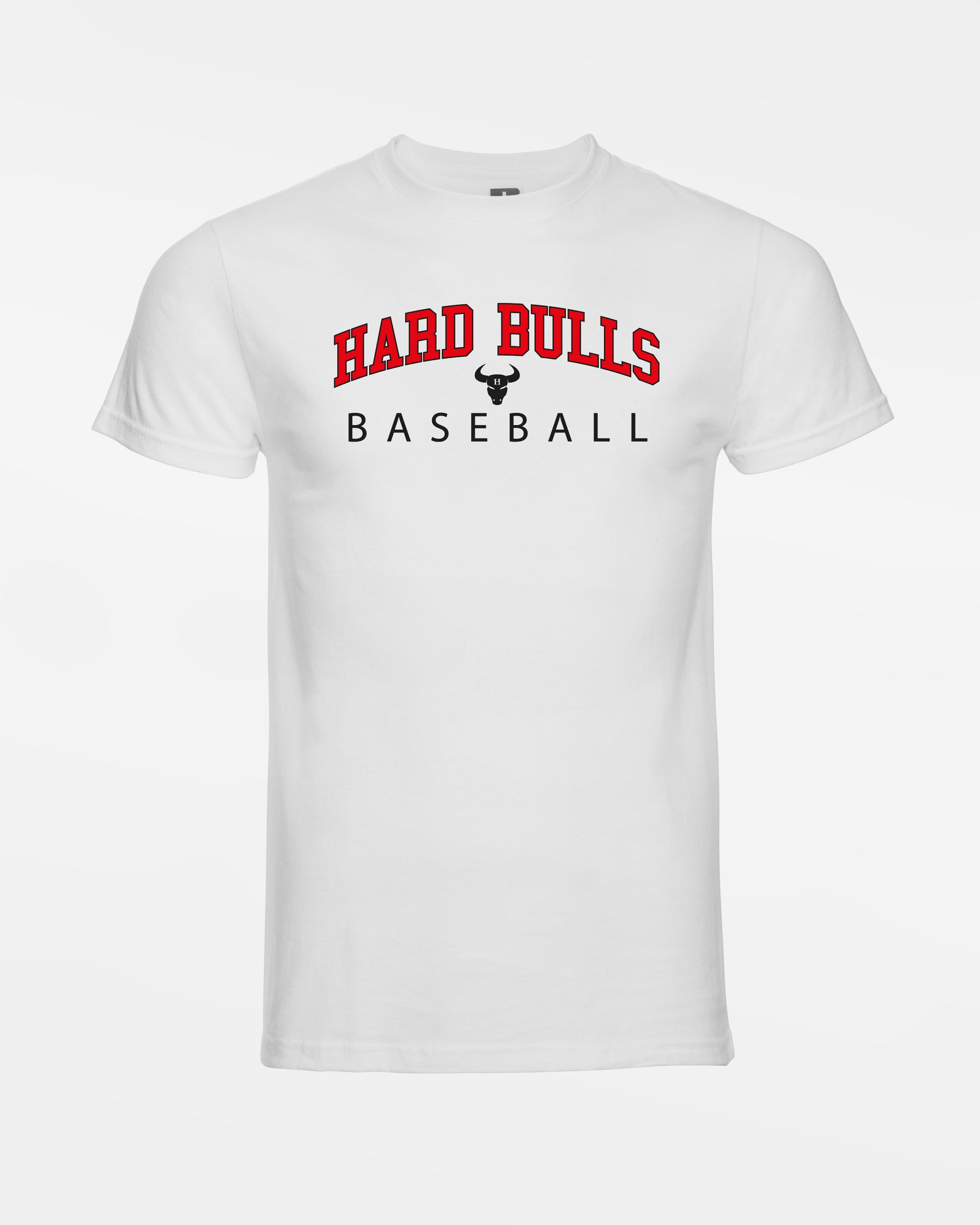 Russell Basic T-Shirt "Hard Bulls", City Baseball, weiss-DIAMOND PRIDE