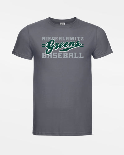 Russell Basic T-Shirt "Niederlamitz Greens", Primary Logo, dunkelgrau-DIAMOND PRIDE