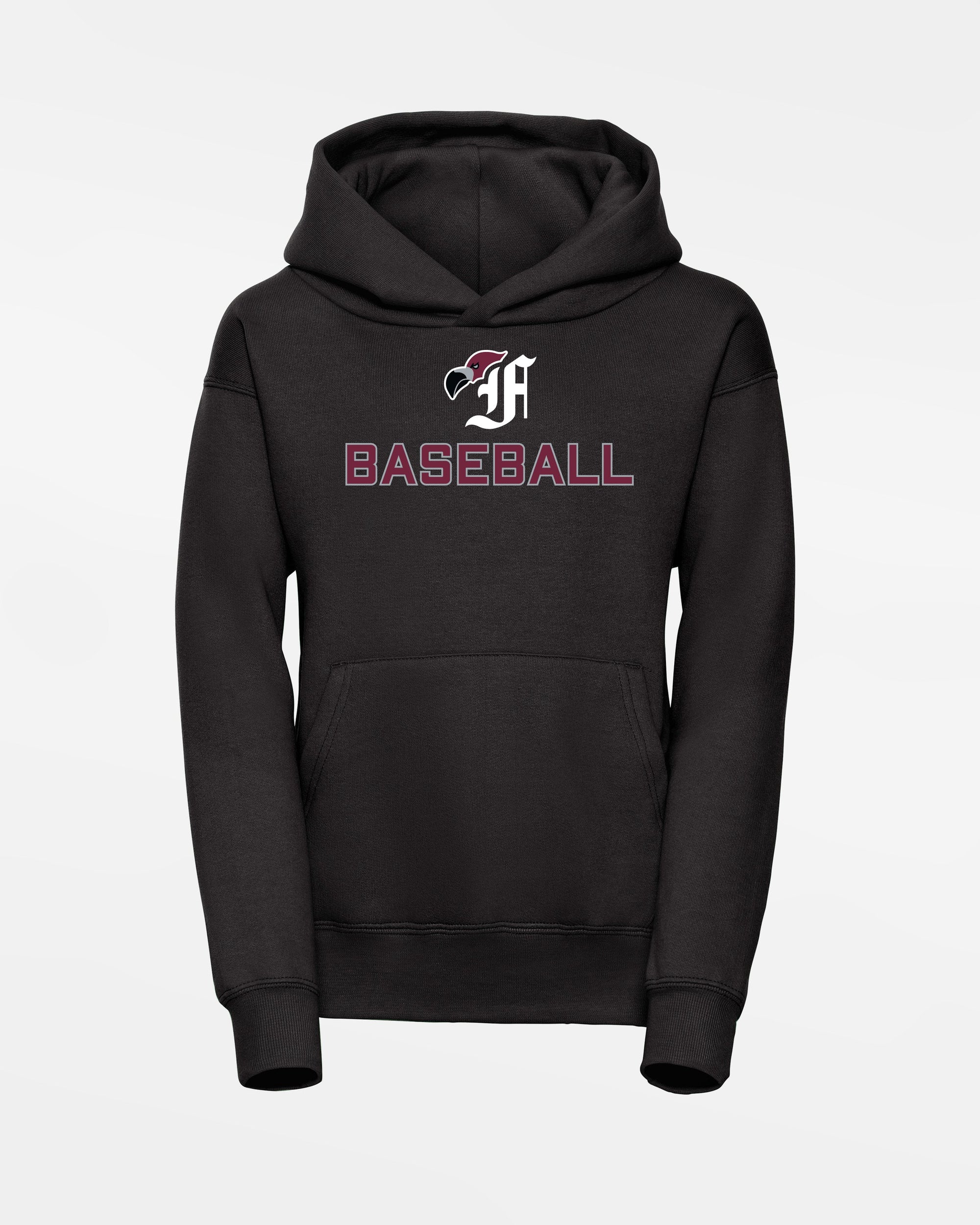 Russell Kids Basic Hoodie "Berlin Flamingos", Bird & Baseball, schwarz-DIAMOND PRIDE