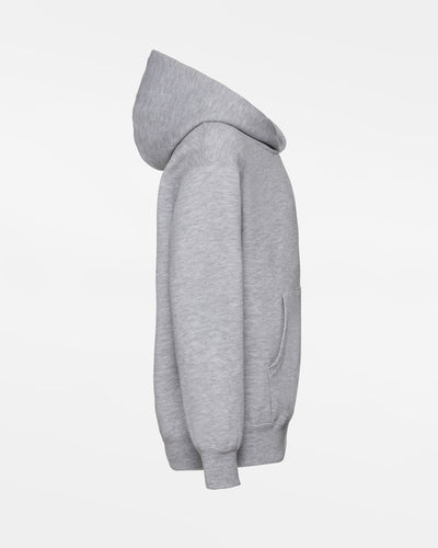 Russell Kids Basic Hoodie "Gröbenzell Bandits", heather grau-DIAMOND PRIDE