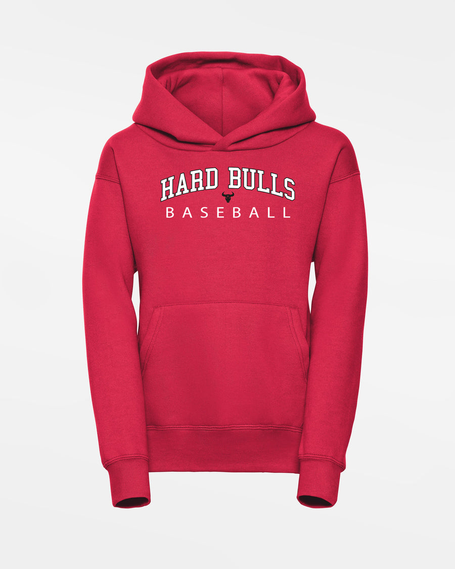 Russell Kids Basic Hoodie "Hard Bulls", City, rot-DIAMOND PRIDE
