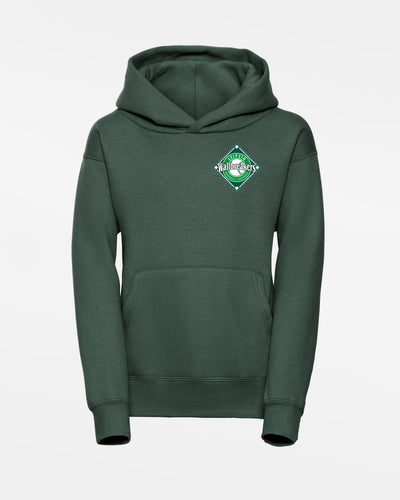 Russell Kids Basic Hoodie "Leipzig Wallbreakers", Crest & Primary Logo, dunkelgrün-DIAMOND PRIDE
