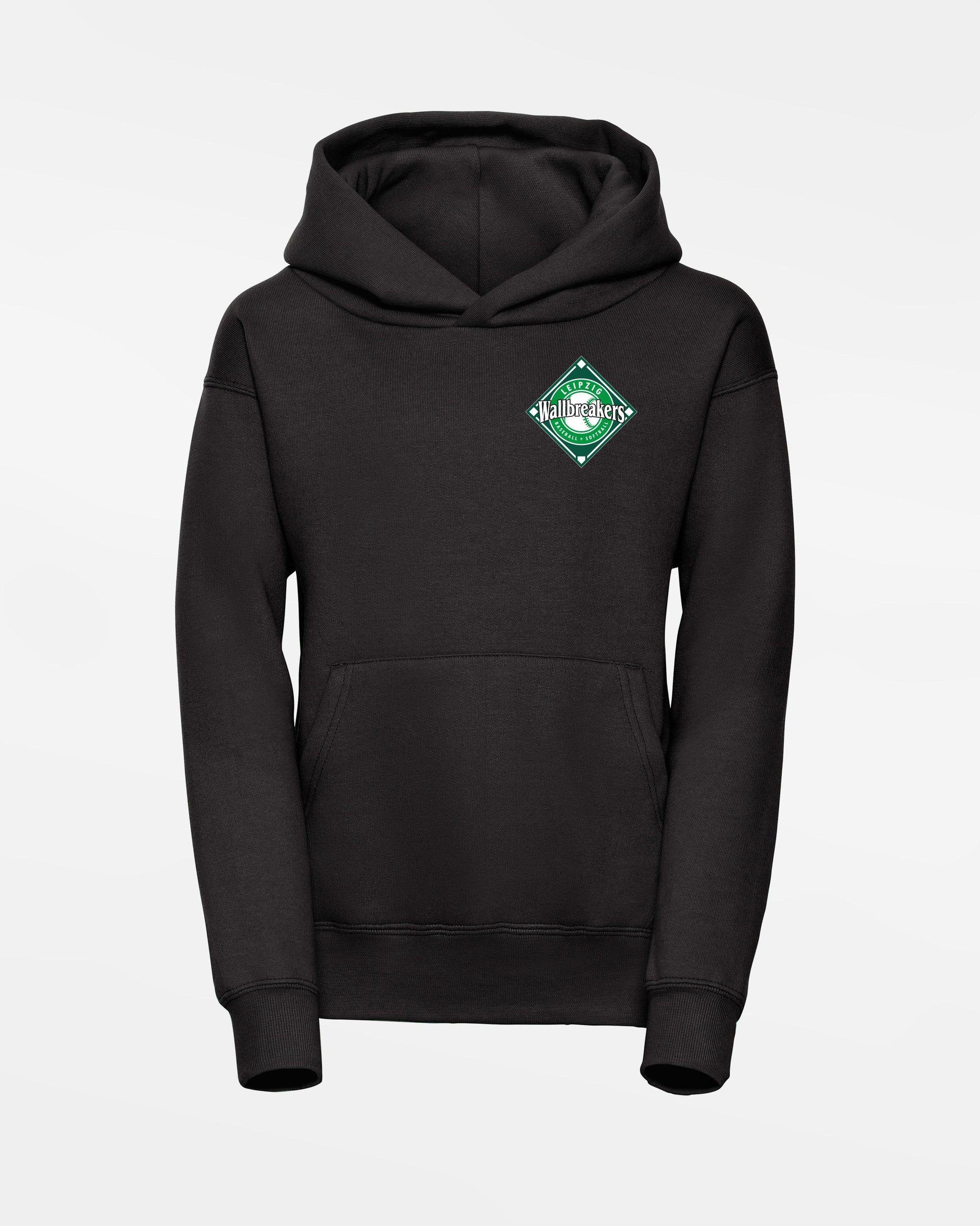 Russell Kids Basic Hoodie "Leipzig Wallbreakers", Crest & Primary Logo, schwarz-DIAMOND PRIDE