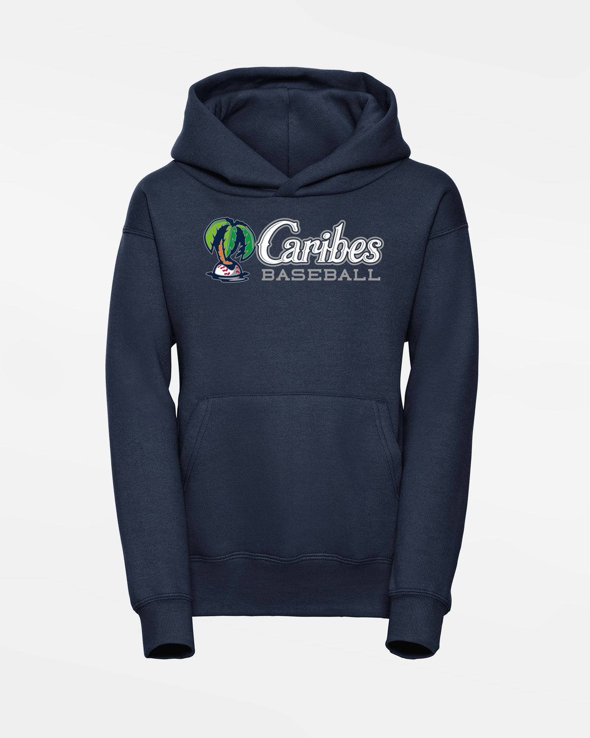 Russell Kids Basic Hoodie "Munich Caribes", Baseball, navy blau