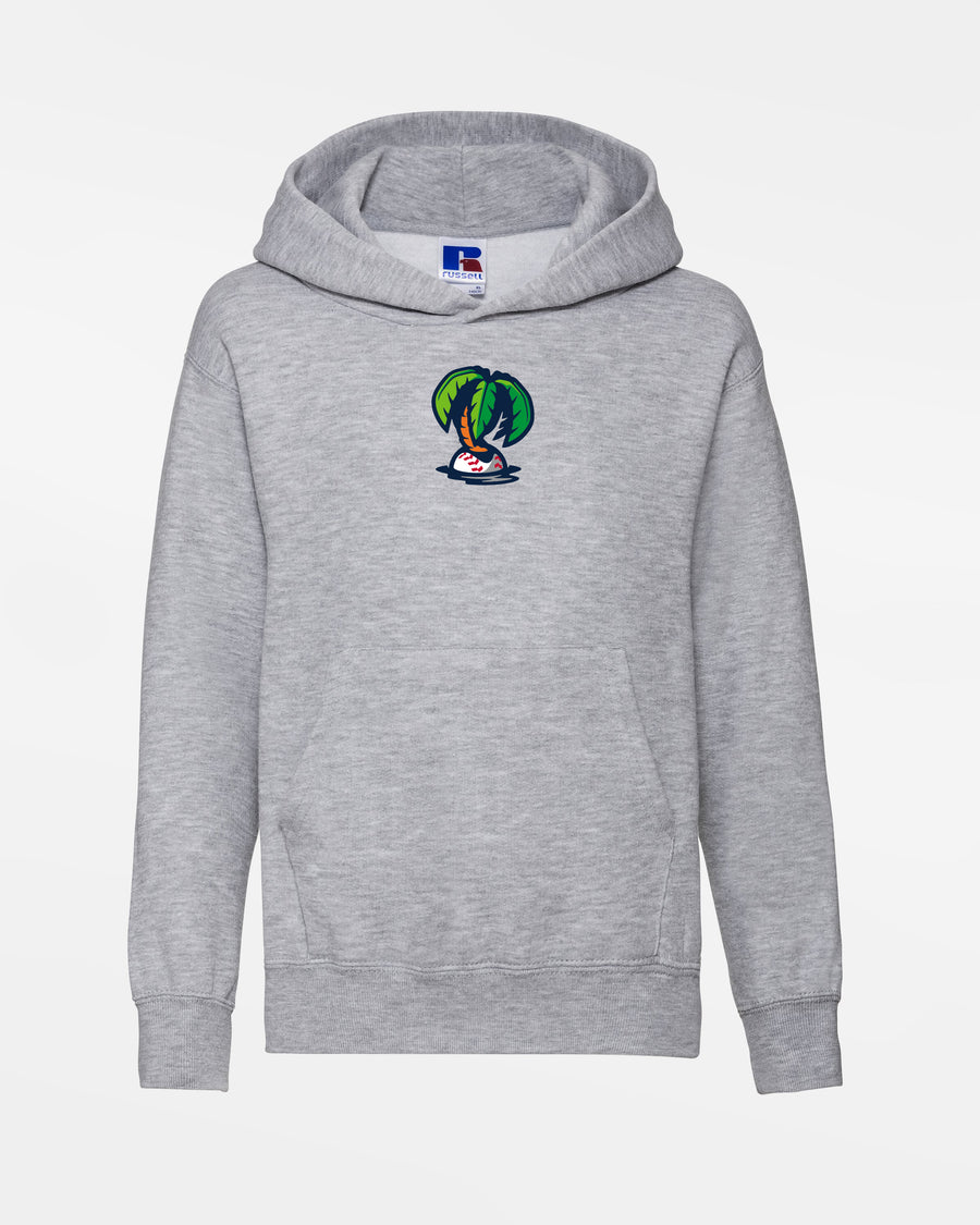 Russell Kids Basic Hoodie "Munich Caribes", Palme, heather grau-DIAMOND PRIDE