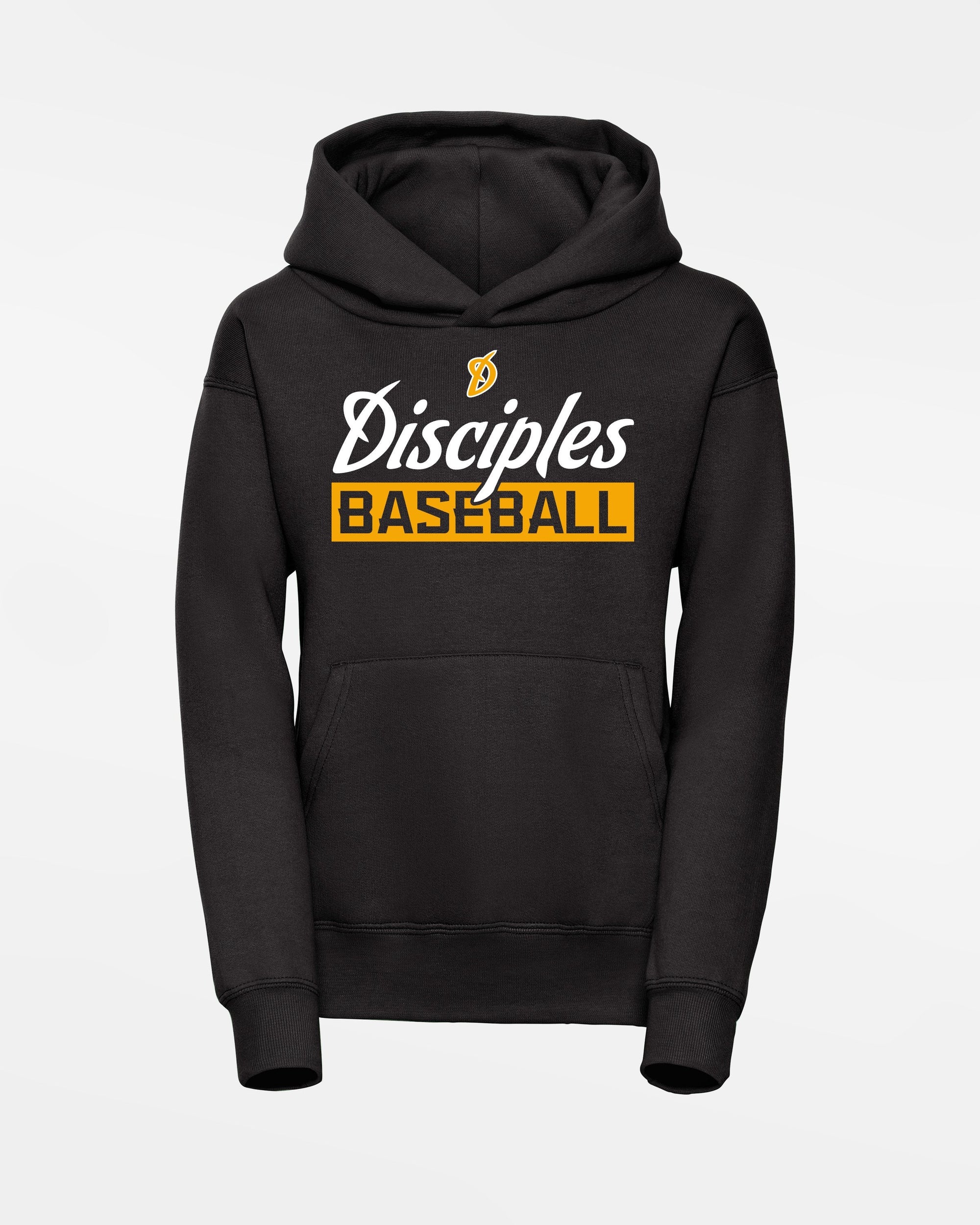 Russell Kids Basic Hoodie "Munich-Haar Disciples", Baseball, schwarz-DIAMOND PRIDE