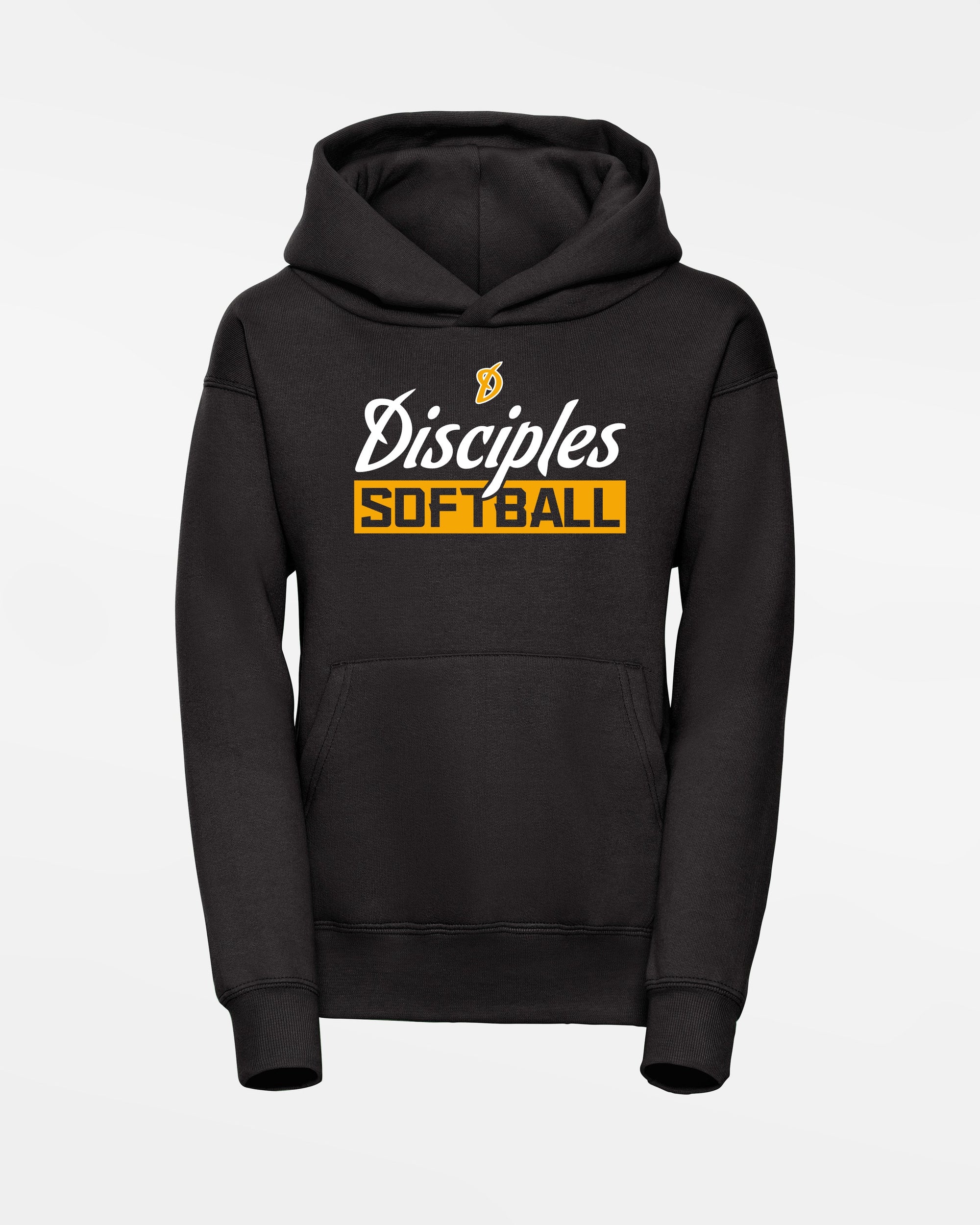 Russell Kids Basic Hoodie "Munich-Haar Disciples", Softball, schwarz-DIAMOND PRIDE