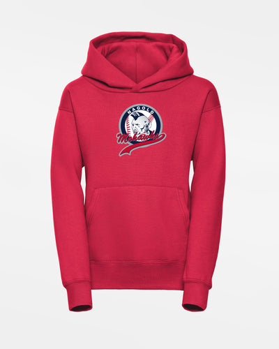 Russell Kids Basic Hoodie "Nagold Mohawks", Crest, rot-DIAMOND PRIDE