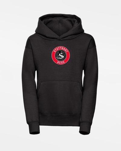 Russell Kids Basic Hoodie "Stuttgart Reds", Crest, schwarz-DIAMOND PRIDE