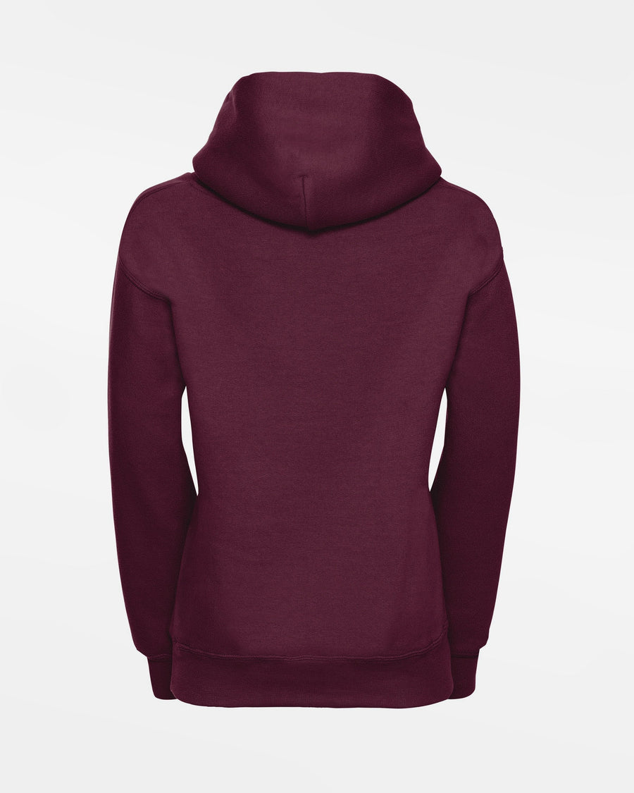 Russell Kids Basic Hoodie "Tübingen Hawks", Script, maroon rot-DIAMOND PRIDE