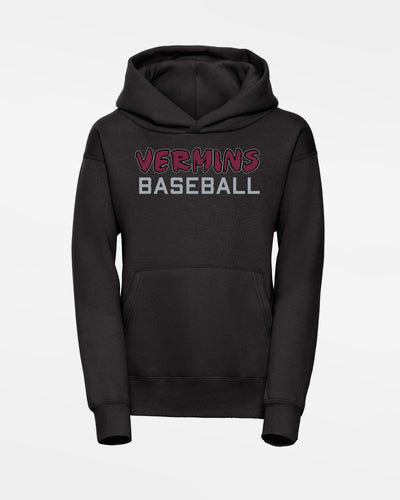 Russell Kids Basic Hoodie "Wesseling Vermins", Old Vermins Baseball, schwarz-DIAMOND PRIDE