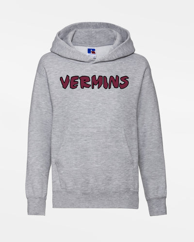 Russell Kids Basic Hoodie "Wesseling Vermins", Old Vermins, heather grau-DIAMOND PRIDE