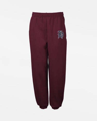 Russell Kids Basic Sweatpants mit Seitentaschen "Tübingen Hawks", H, maroon-rot-DIAMOND PRIDE