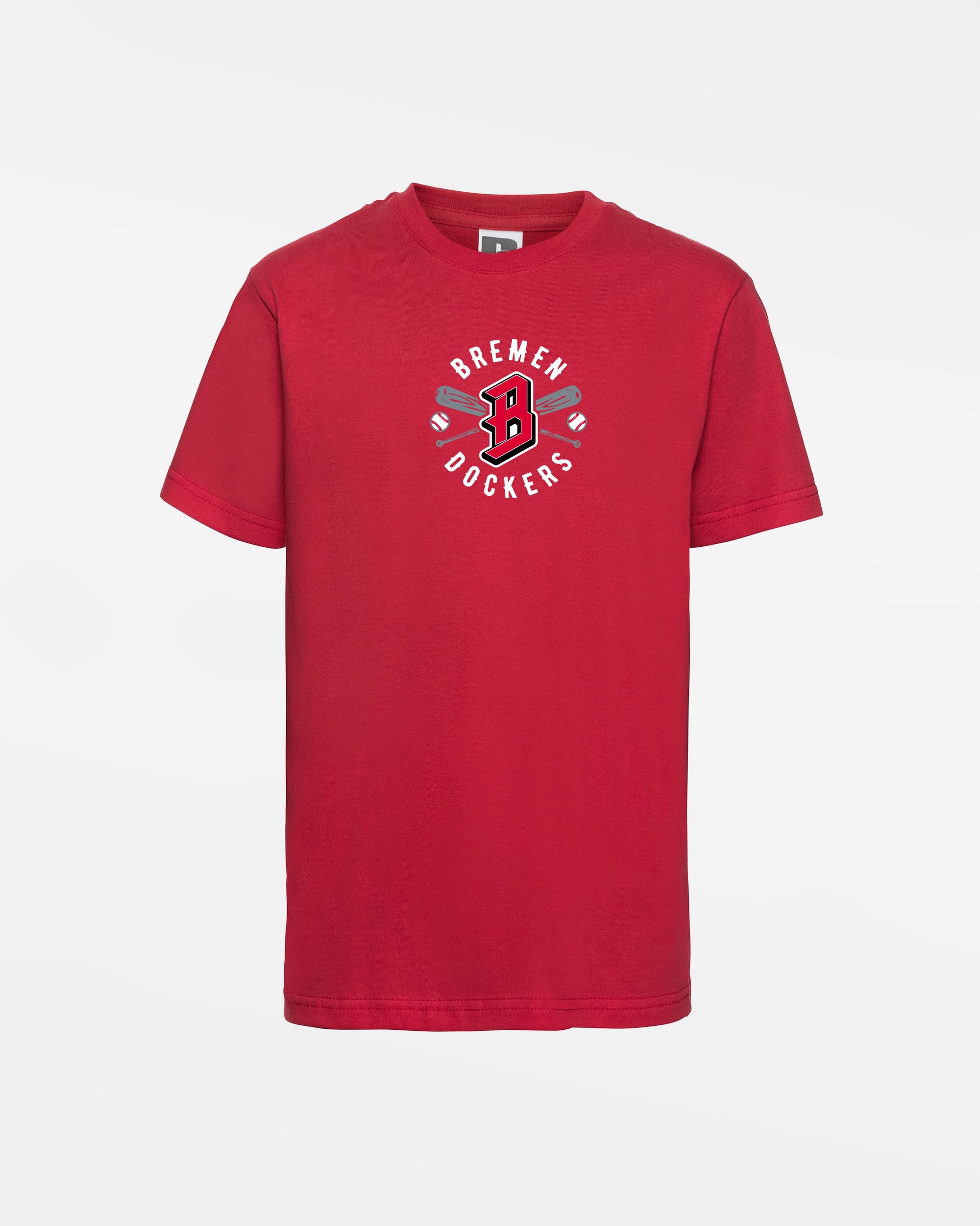 Russell Kids Basic T-Shirt "Bremen Dockers", Crest, rot-DIAMOND PRIDE
